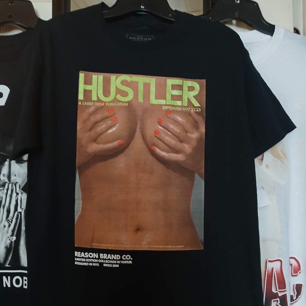 Black Hustler Graphic T-Shirt